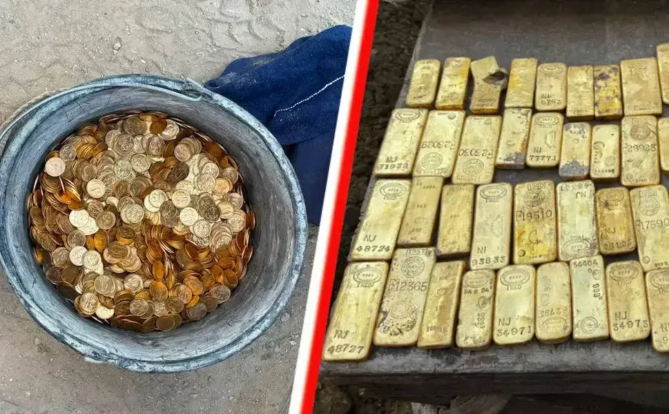 Belçika’da tadilat yapılan evin duvarından 9 milyon euroluk altın çıktı