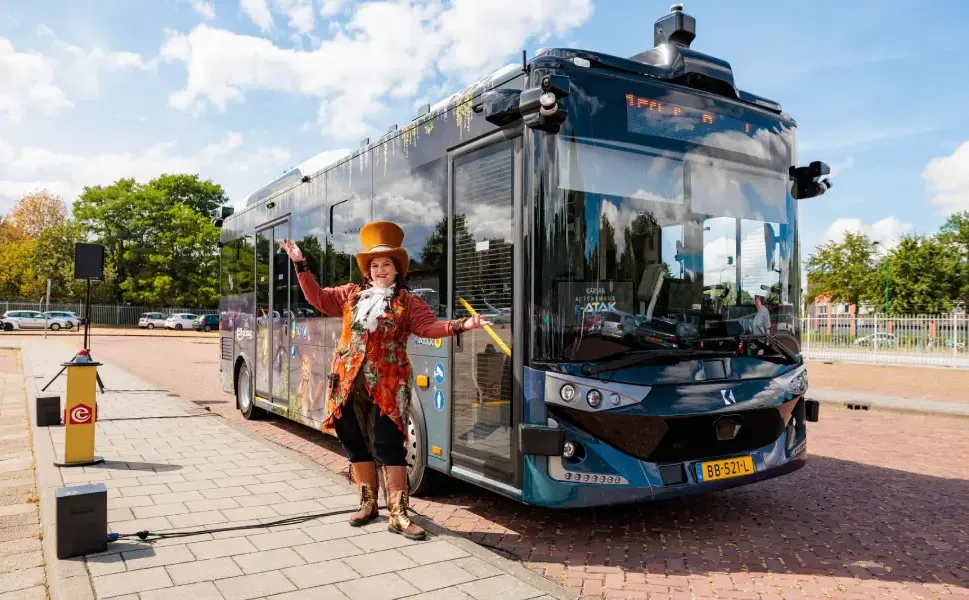 Karsan’ın otonom aracı Rotterdam Havalimanı’ndan sonra Efteling’de
