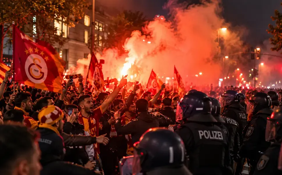 Almanya’da Galatasaray taraftarına yumruk atan polise 6 bin 300 euro ceza