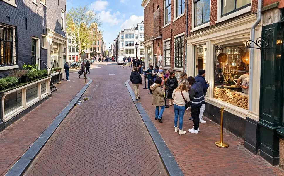 Amsterdam’da ünlü patatesçinin önündeki kuyruklar çevredeki evlerin fiyatını düşürdü