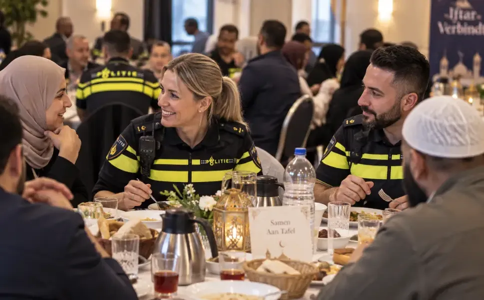 Hollanda’da polisinin halka açık iftar düzenlemesi yasaklandı