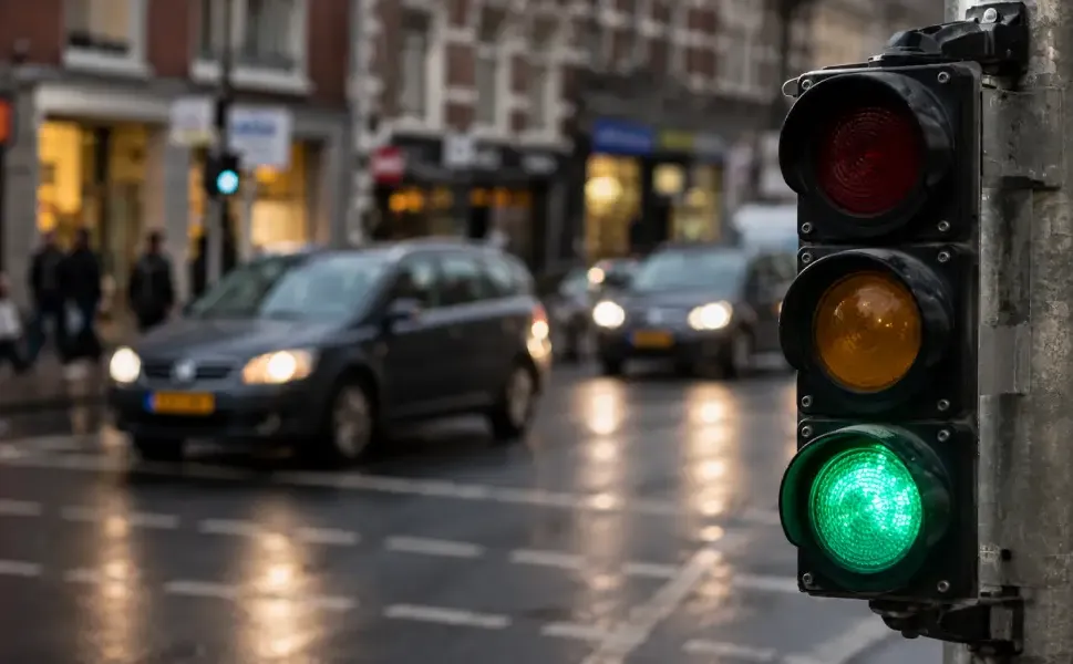 Hollanda’da yeşil ışıkta geçerken bu hatayı yapana 320 euro ceza