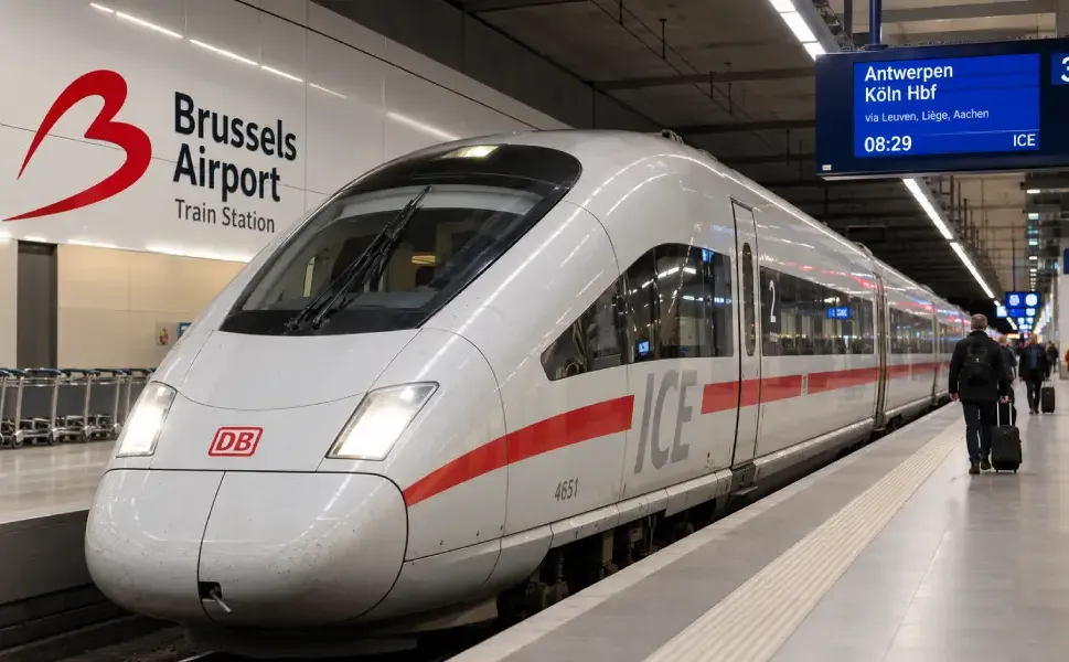 Köln-Brüksel Havalimanı hızlı tren seferleri başladı