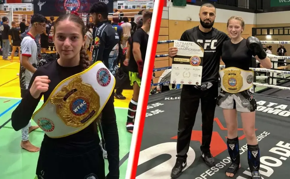 Almanya'da yaşayan Berrak Su Yılmaz kickboks dünya şampiyonu oldu