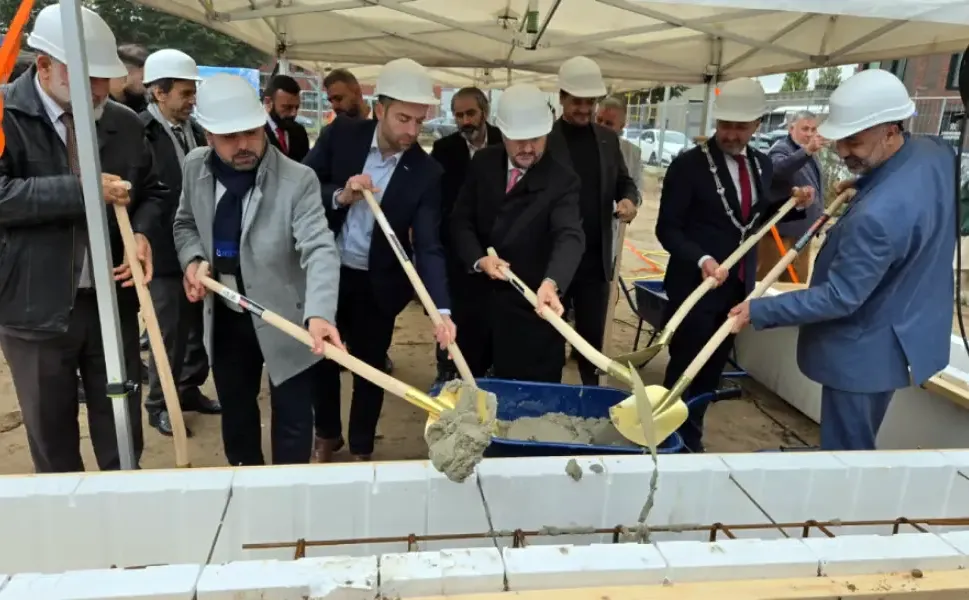 Arnhem'de IGMG Ayasofya Camii'nin temeli atıldı