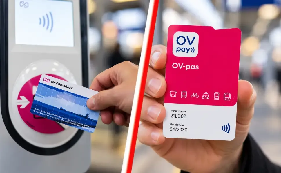 Hollanda'da OV-chipkaart kaldırılıyor, yerine OVpay geliyor