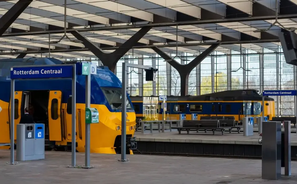 Rotterdam Centraal İstasyonu'nda tren seferleri iki gün durdurulacak
