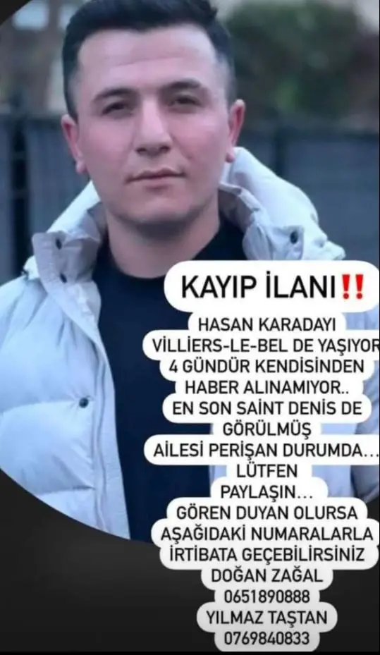 Hasan Karadayı Kayıp