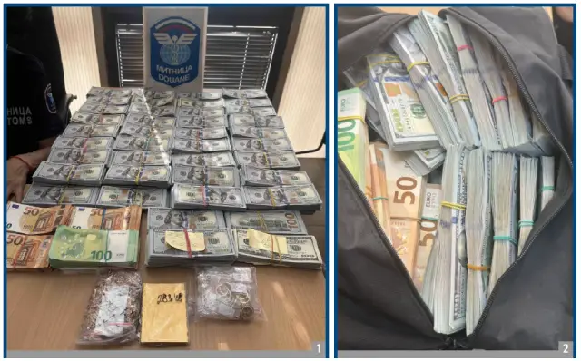 Binlerce Dolar Euro Ve 1,3 Kilo Altın