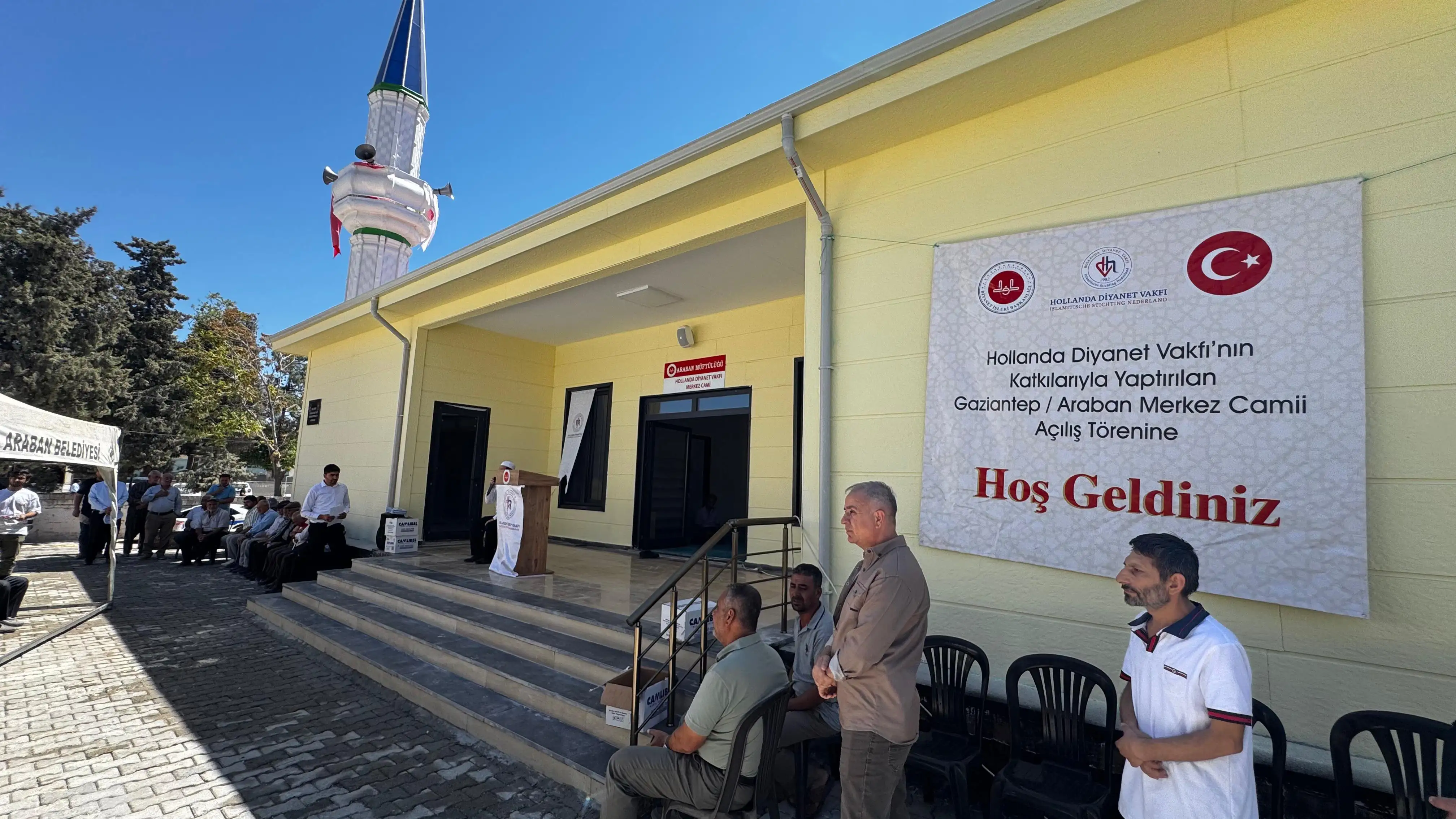 Hollanda Diyanet Vakfı Araban’da Yıkılan Camiyi Yeniden Inşa Etti1