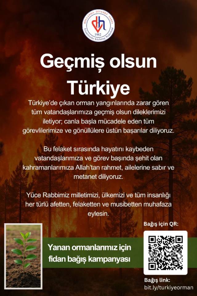 Hollanda Diyanet Vakfıtürkiye Fidan Kampanyası