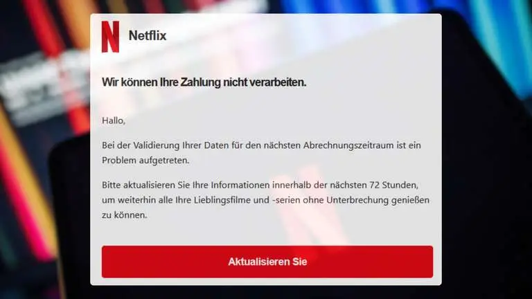 Sahte Netflix Maili