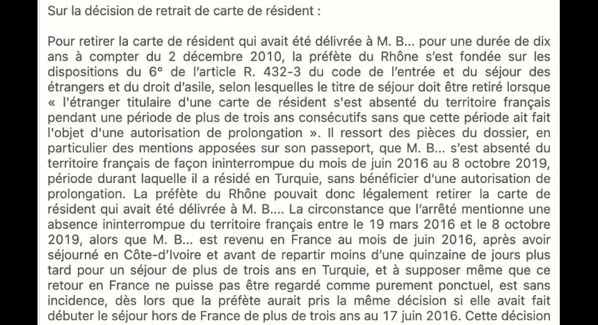 Fransa Mahkeme Kararı