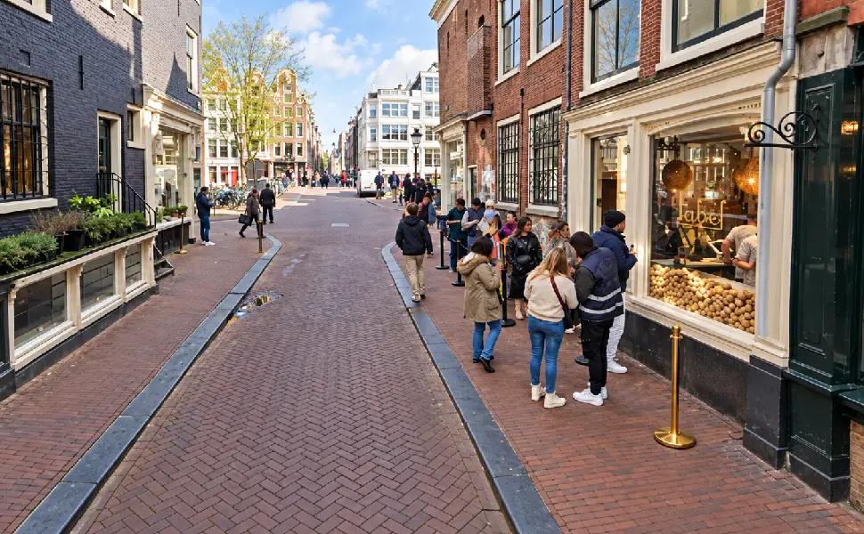 Amsterdam’da ünlü patatesçinin önündeki kuyruklar çevredeki evlerin fiyatını düşürdü