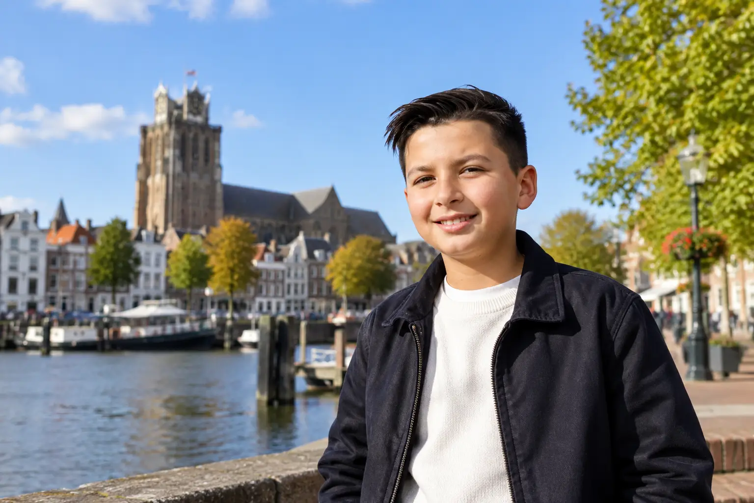 Hollanda’da 11 yaşındaki Oğuzhan Dordrecht’in yeni çocuk belediye başkanı oldu